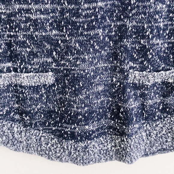 |Loft| Marled Blue & White Crewneck Sweater Sz S - Picture 4 of 5